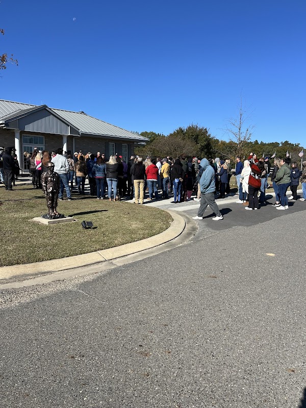 Northeast Louisiana Veterans Cemetery grounds