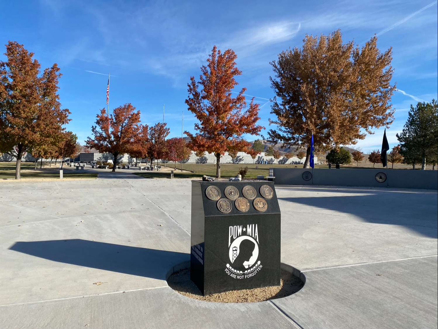 Northern Nevada Veterans Memorial Cemetery cemetery grounds and headstones