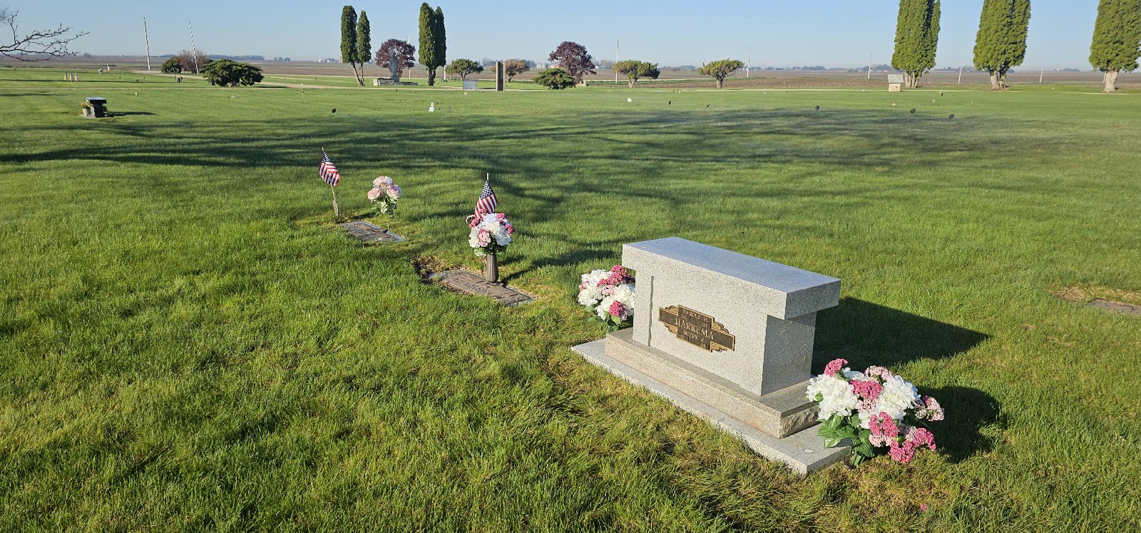 Northlawn Memory Gardens Cemetery cemetery grounds and headstones
