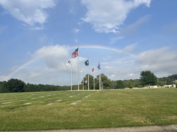 Northwest Louisiana Veterans Cemetery grounds