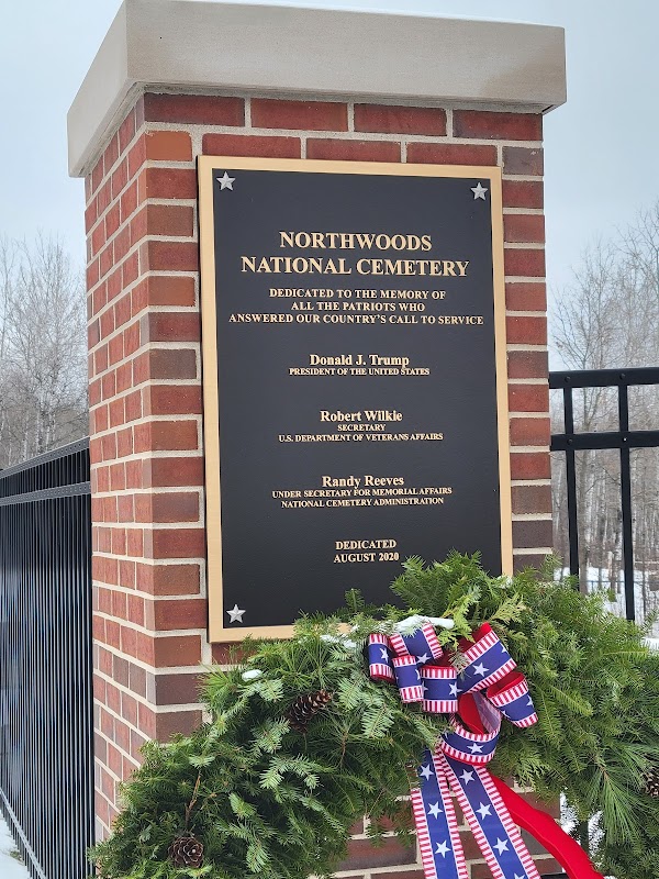 Northwoods National Cemetery grounds