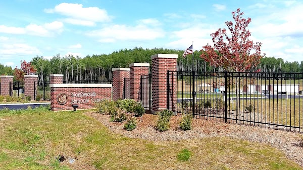 Northwoods National Cemetery grounds