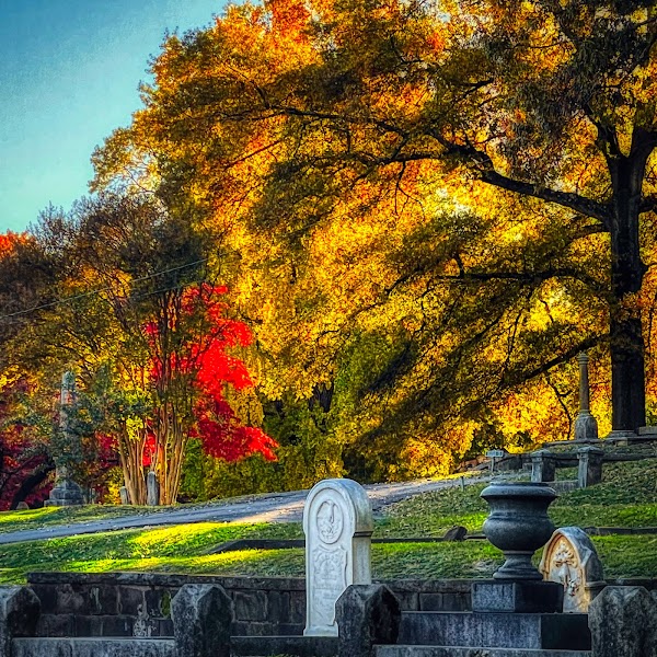 Oak Hill Cemetery grounds