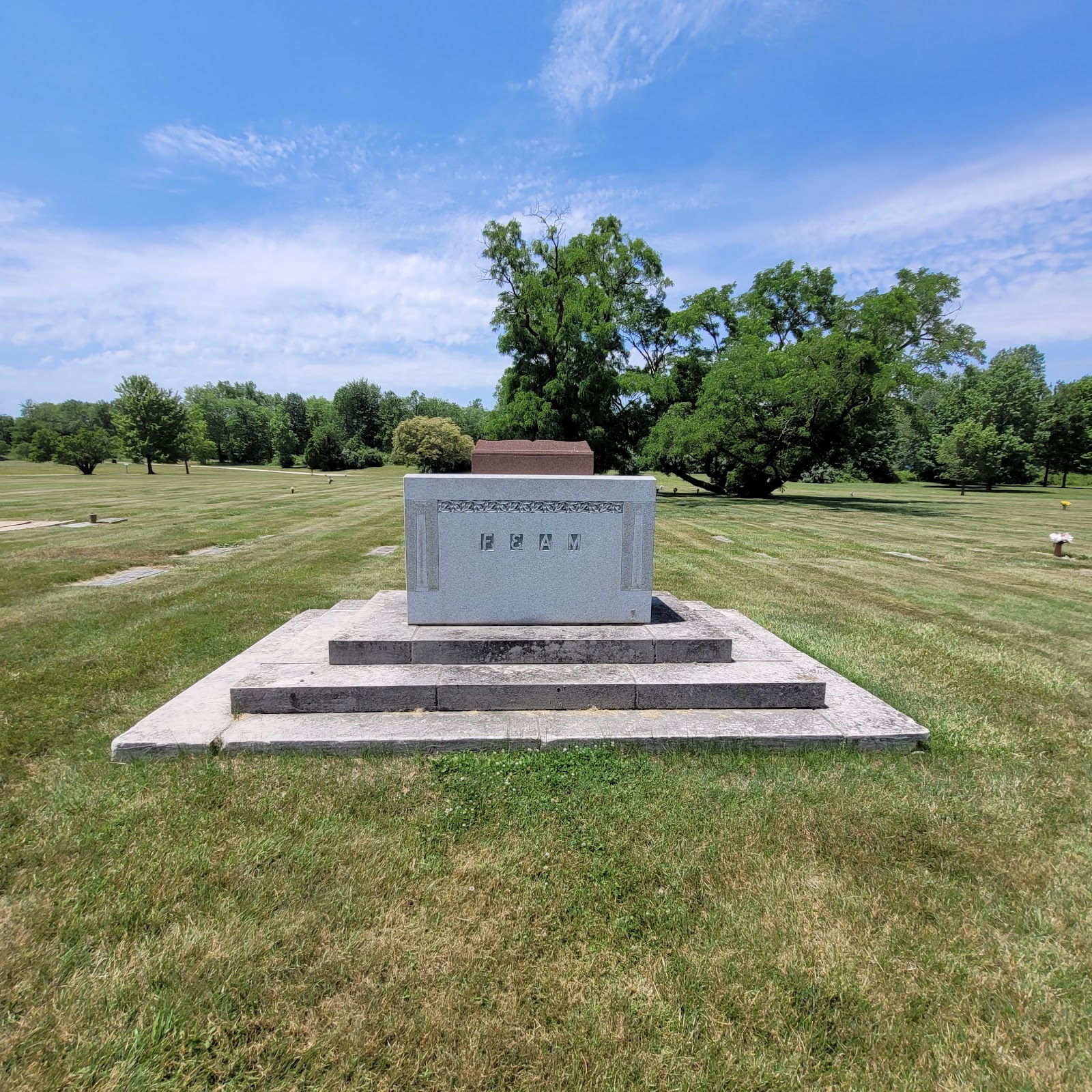 Oaklawn Memorial Gardens - Washington Park Cemetery cemetery grounds and headstones