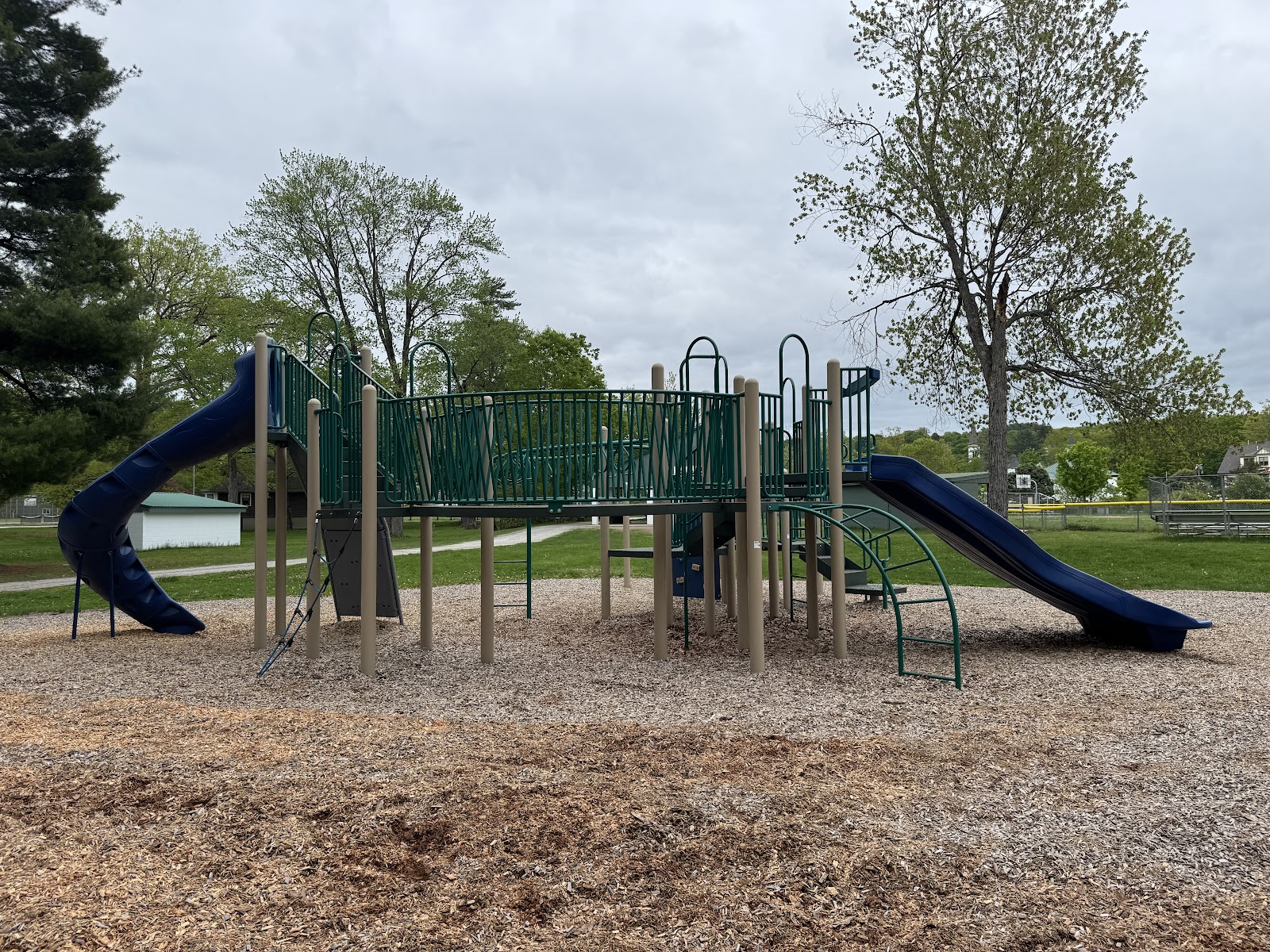 Odell Park cemetery grounds and headstones