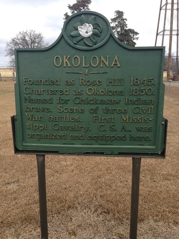 Okolona Confederate Cemetery grounds