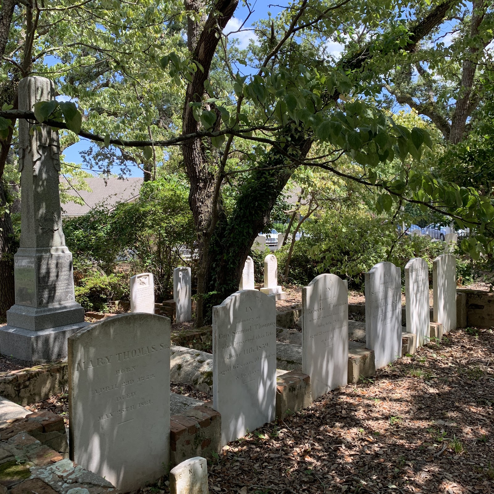 Old Burying Ground cemetery grounds and headstones