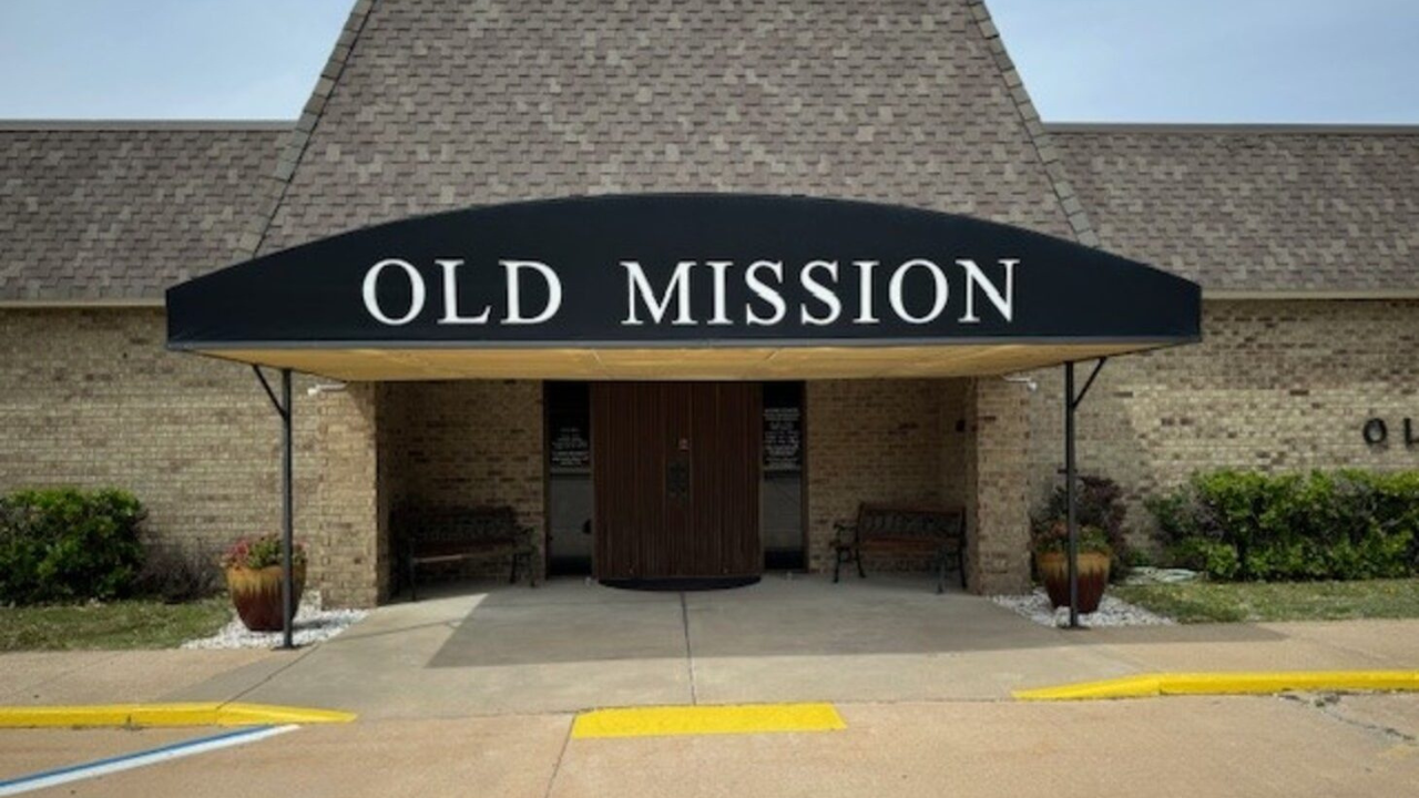 Old Mission Cemetery and Mortuary cemetery grounds and headstones