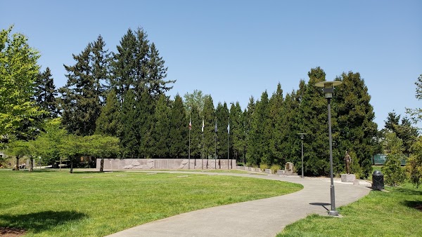 Oregon Korean War Memorial grounds