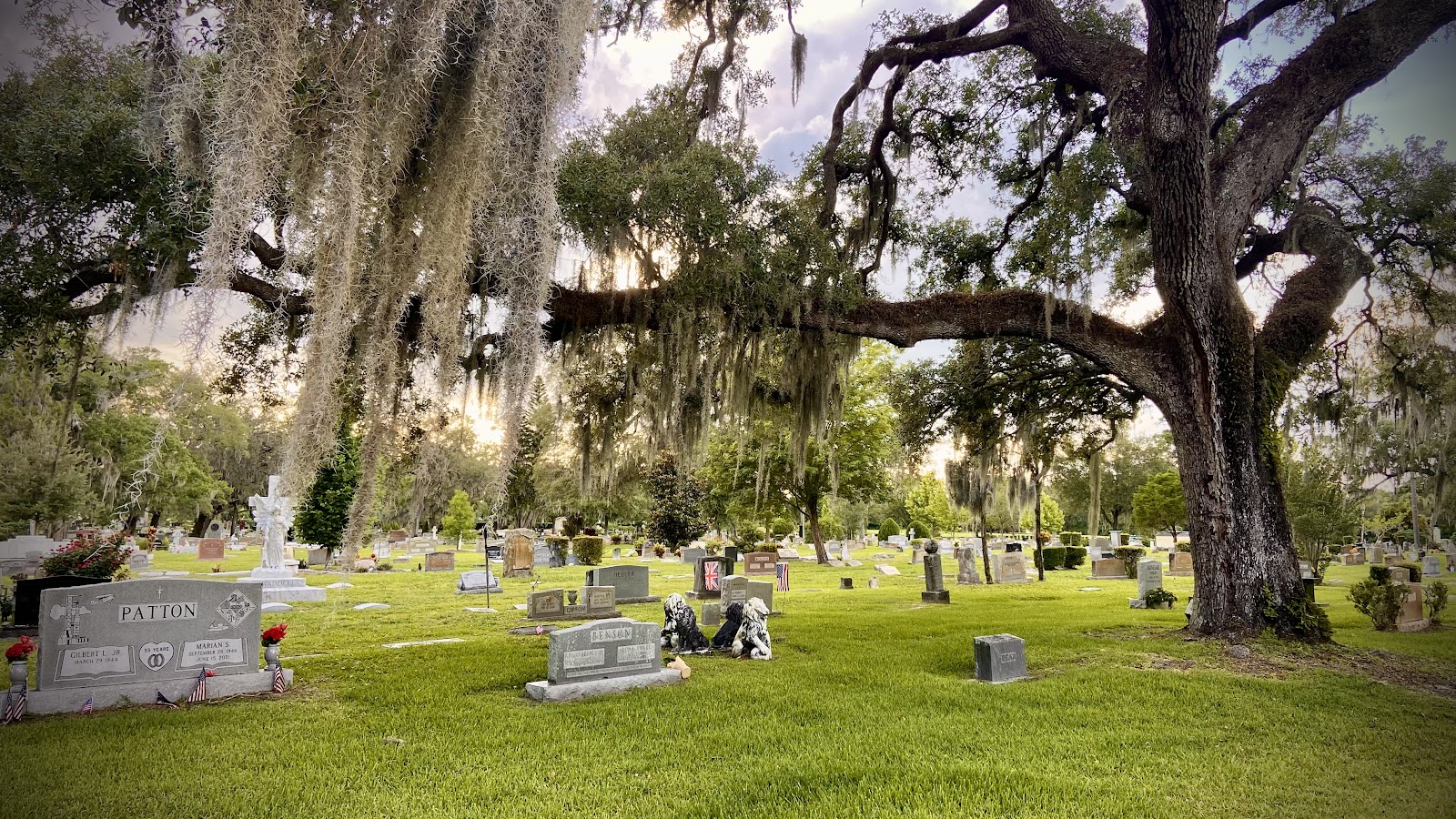 Palm Cemetery cemetery grounds and headstones