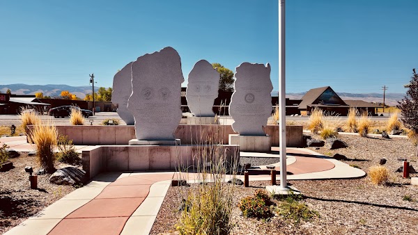 Path of Honor Wind River Reservation Veterans Memorial grounds
