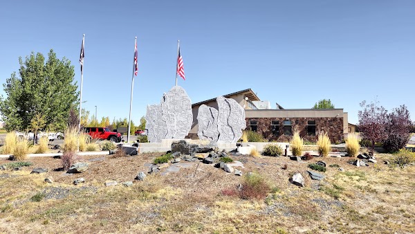Path of Honor Wind River Reservation Veterans Memorial grounds