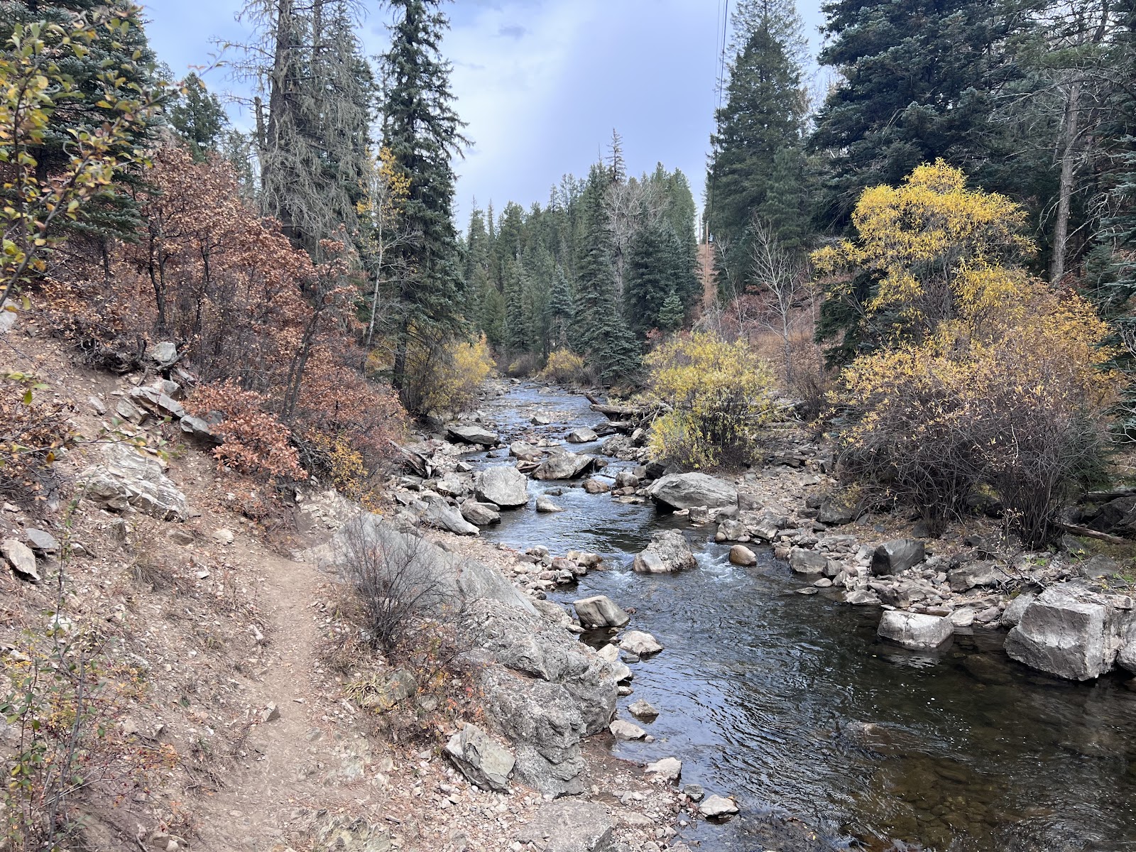 Pecos Canyon State Park cemetery grounds and headstones