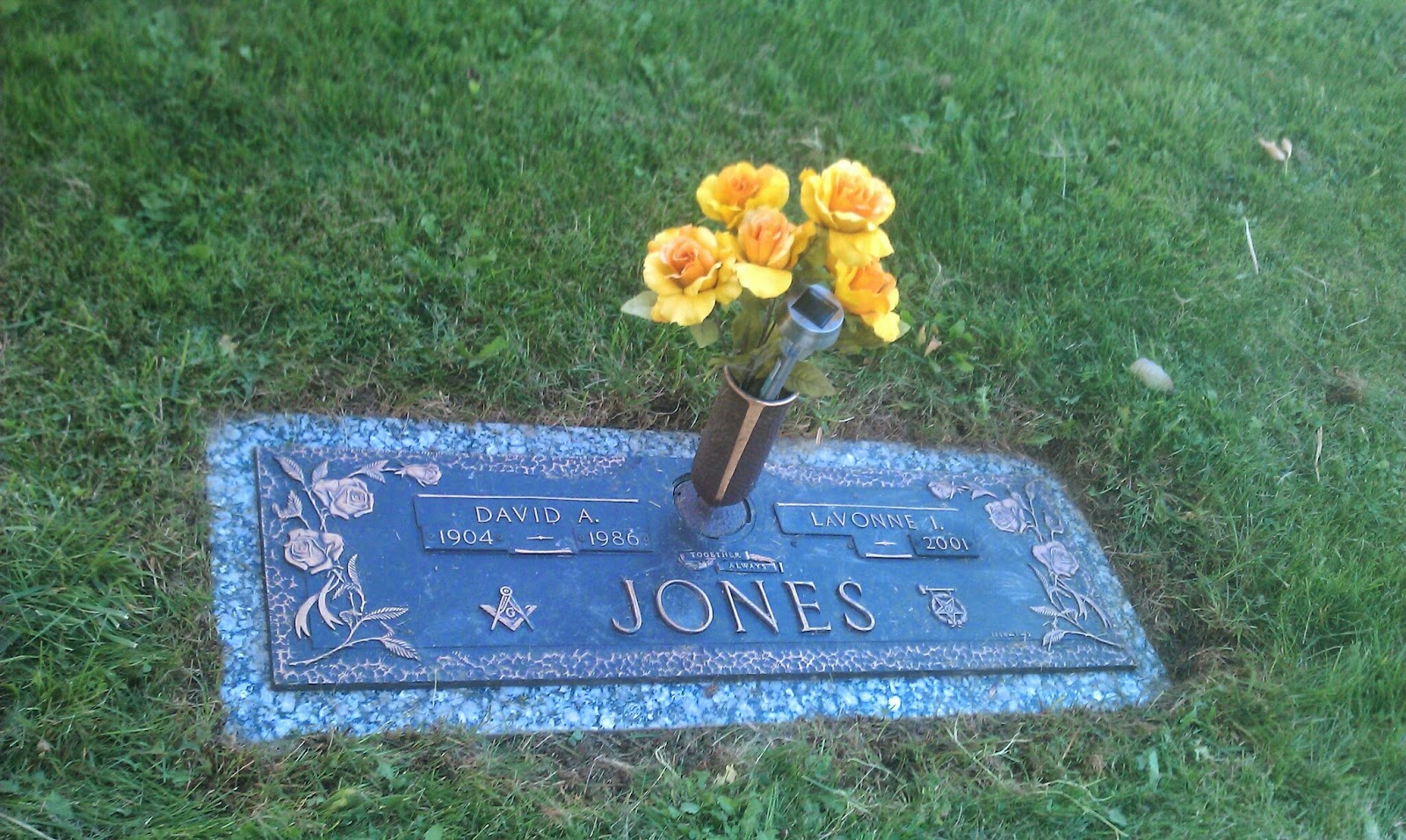 Penn Lincoln Memorial Park cemetery grounds and headstones