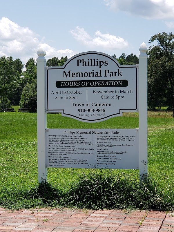 Phillips Memorial Park grounds
