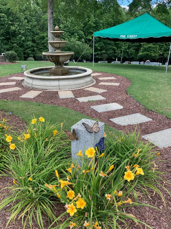 Pine Forest Memorial Gardens grounds