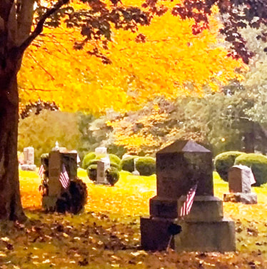 Pine Grove Cemetery cemetery grounds and headstones