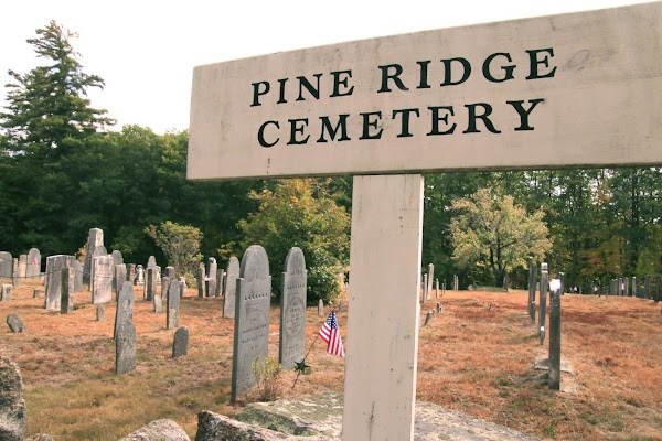 Pine Ridge Cemetery grounds