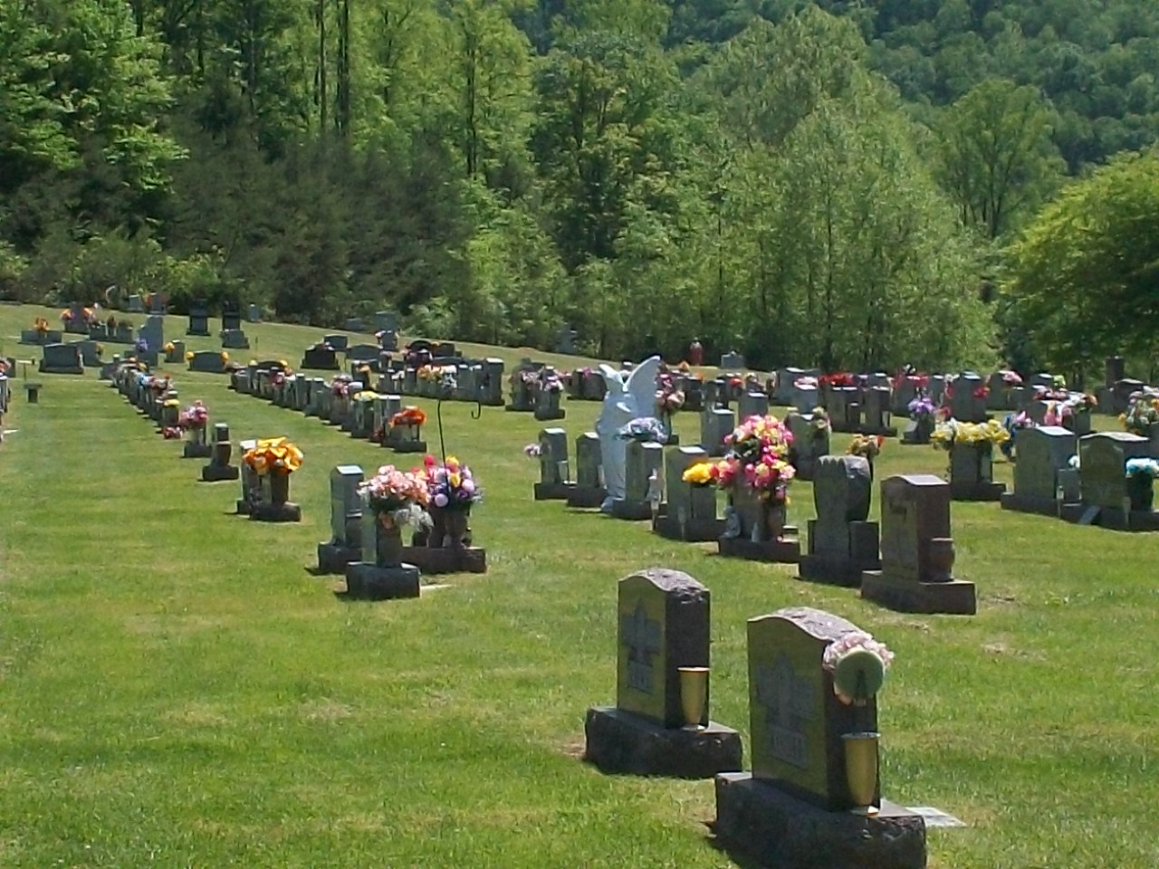 Pineview Cemetery cemetery grounds and headstones