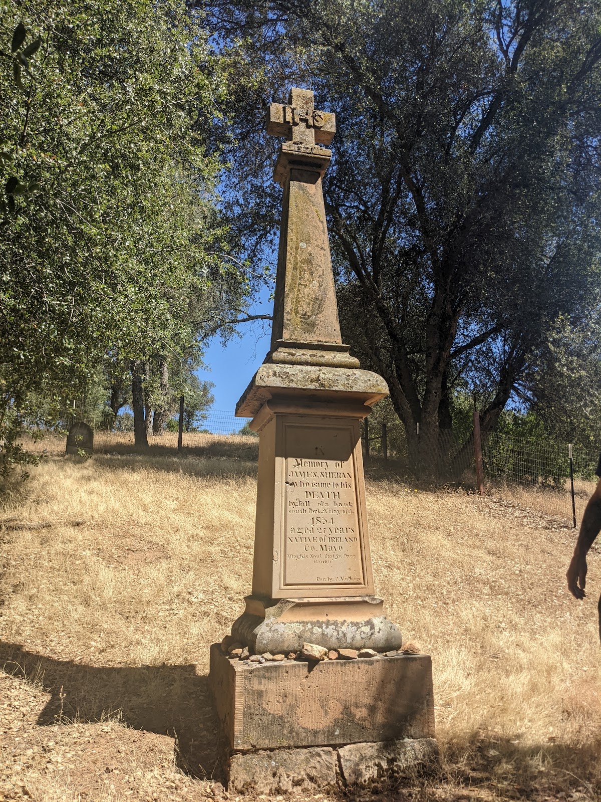 Pioneer Cemetery cemetery grounds and headstones