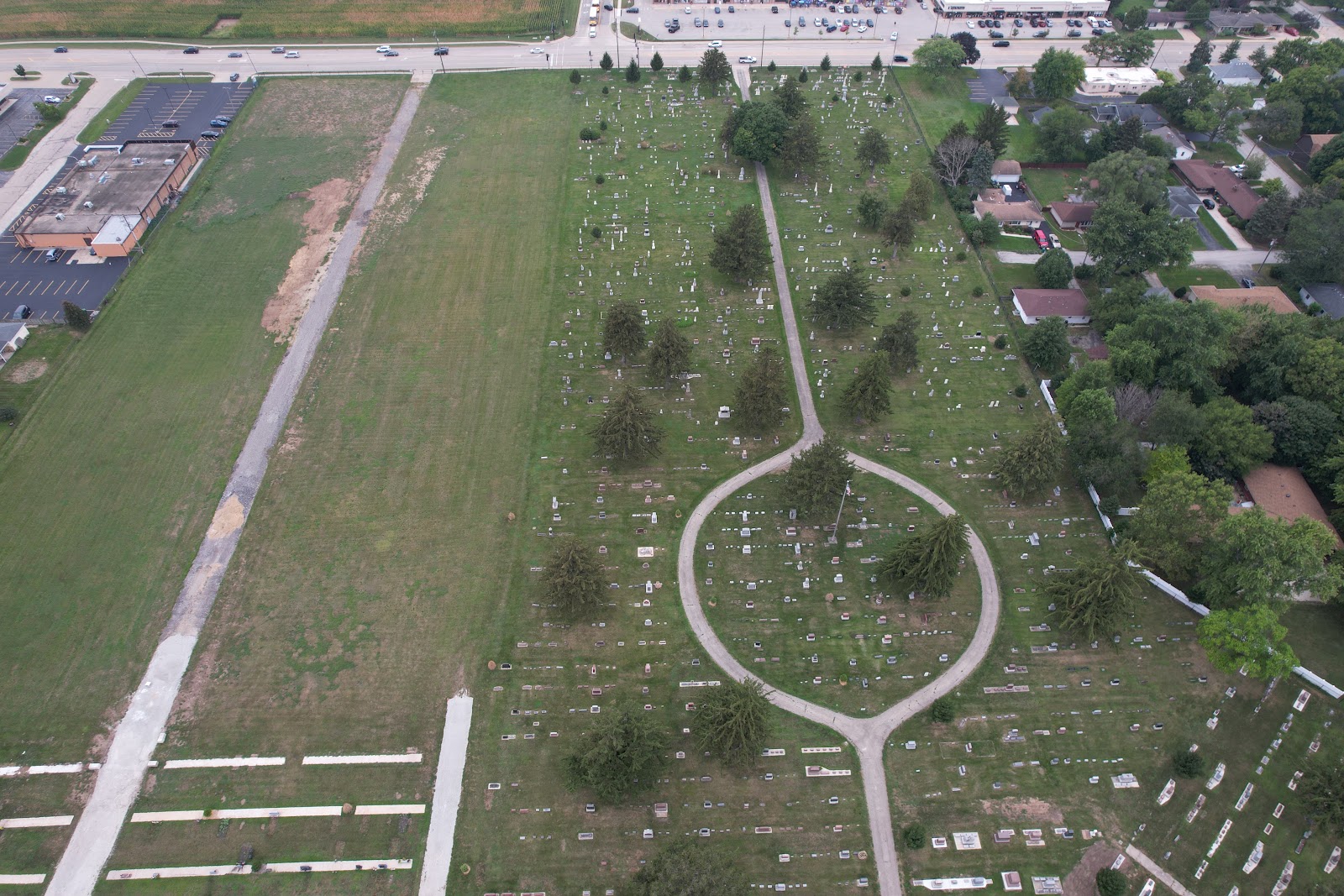 Plainfield Township Cemetery cemetery grounds and headstones