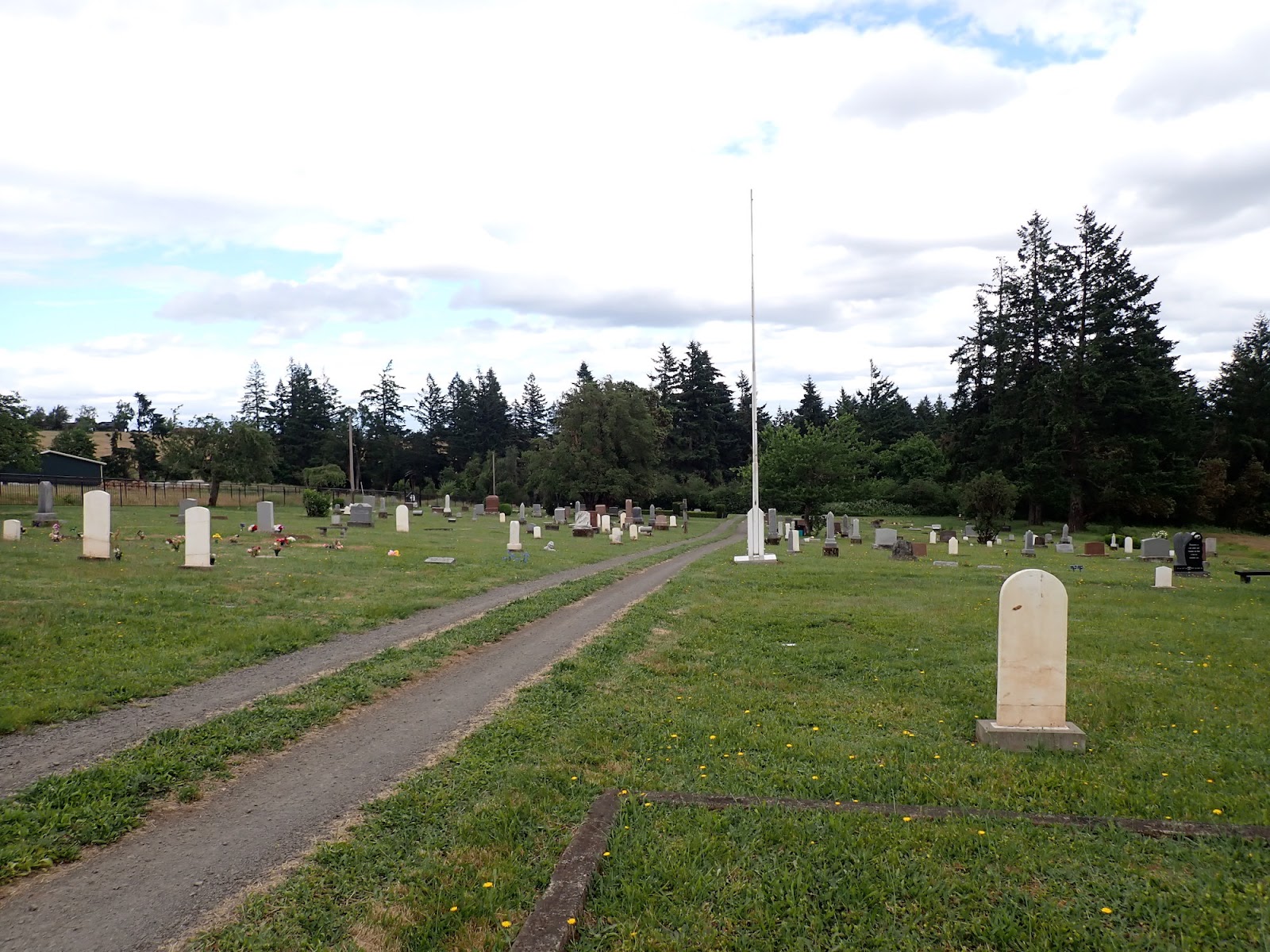 Pleasant View Cemetery cemetery grounds and headstones