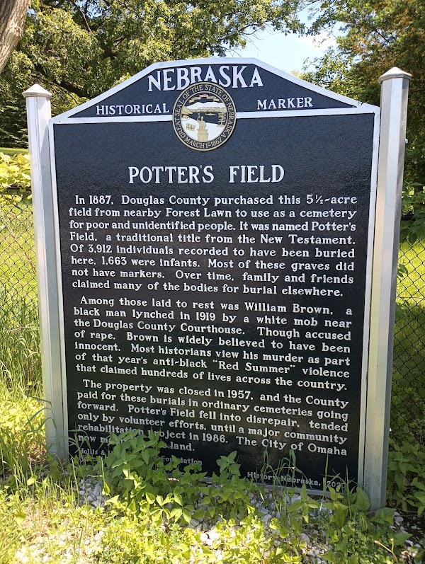 Potter's Field - Historical Cemetery grounds