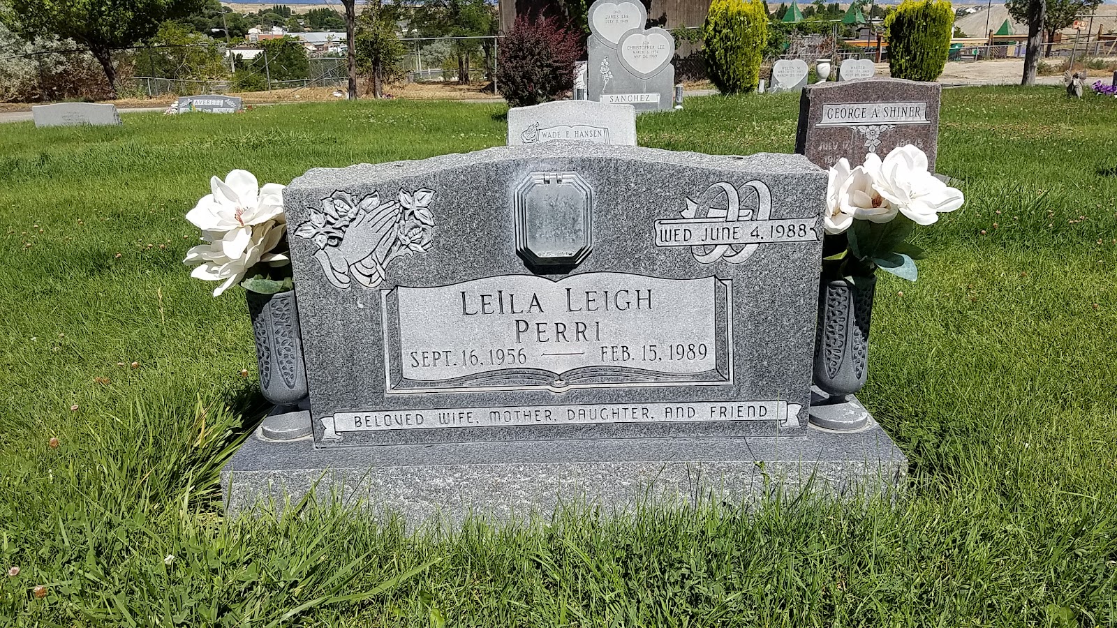 Price City Cemetery headstone and grounds