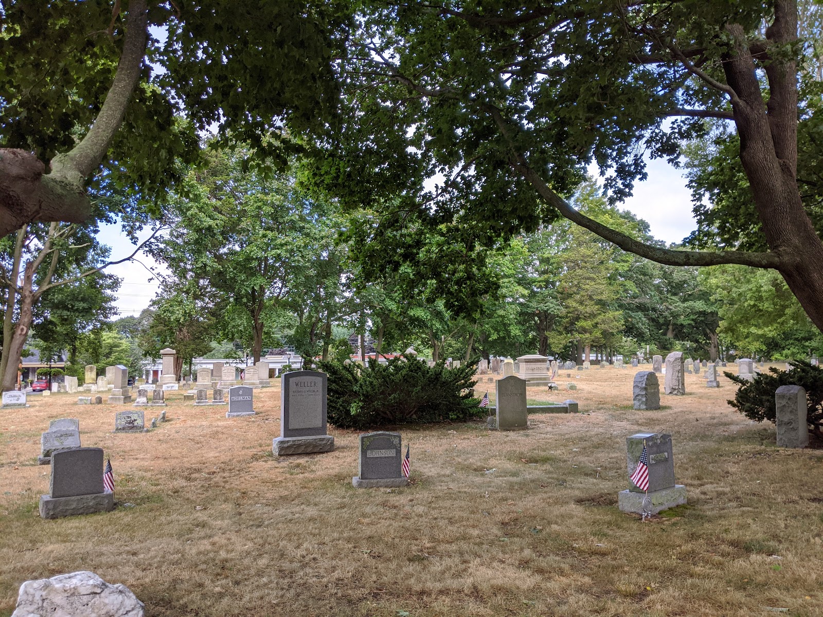 Prince's Hill Cemetery cemetery grounds and headstones