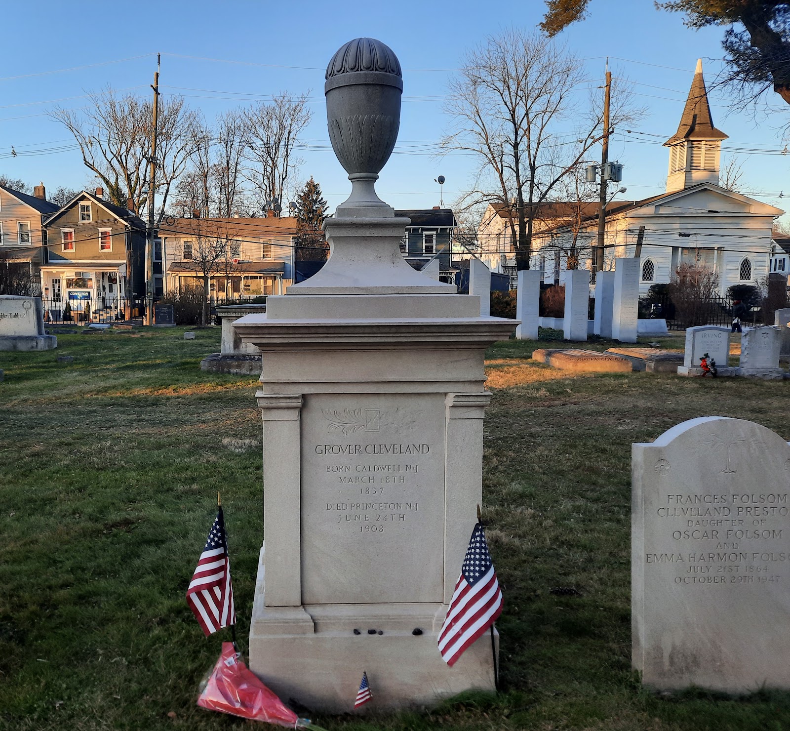 Princeton Cemetery cemetery grounds and headstones