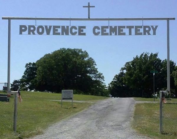 Provence Cemetery grounds