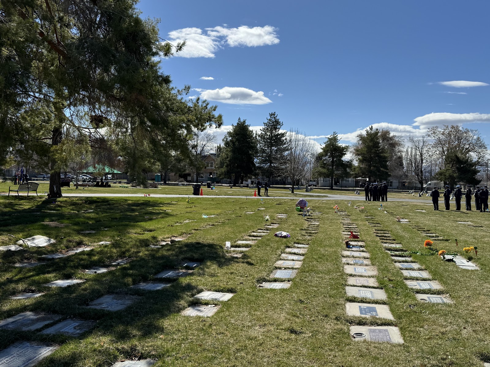 Provo City Cemetery headstone and grounds