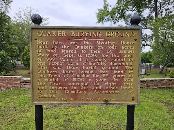 Quaker Cemetery grounds
