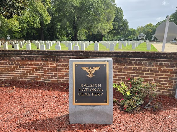 Raleigh National Cemetery grounds