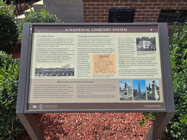 Raleigh National Cemetery grounds