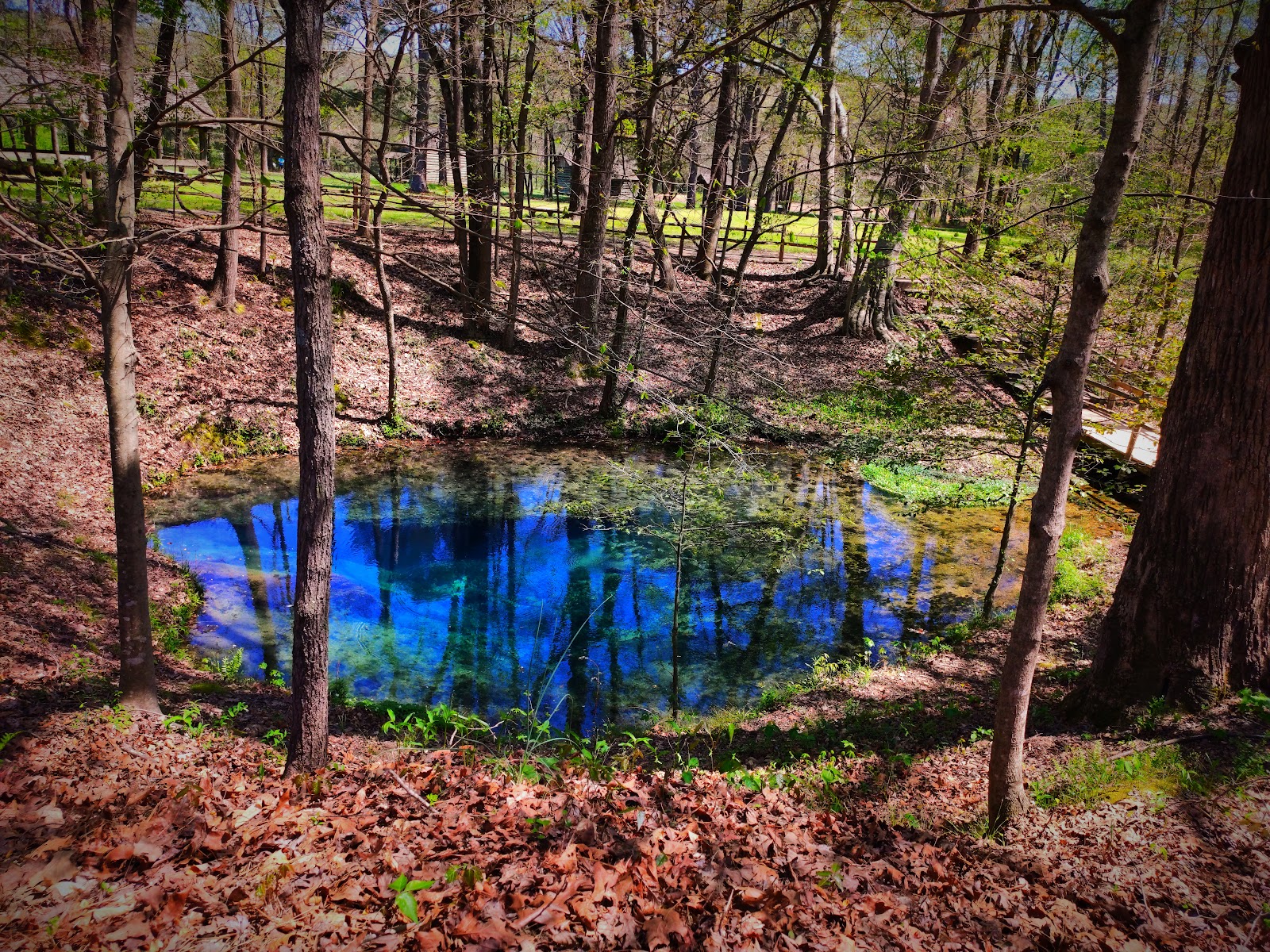 Red Clay State Historic Park cemetery grounds and headstones