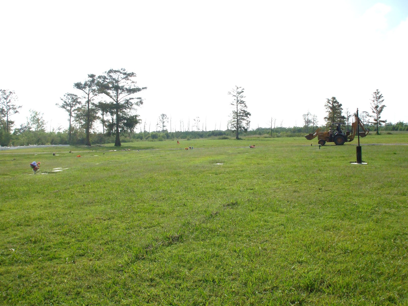 Resthaven Memorial Park cemetery grounds and headstones
