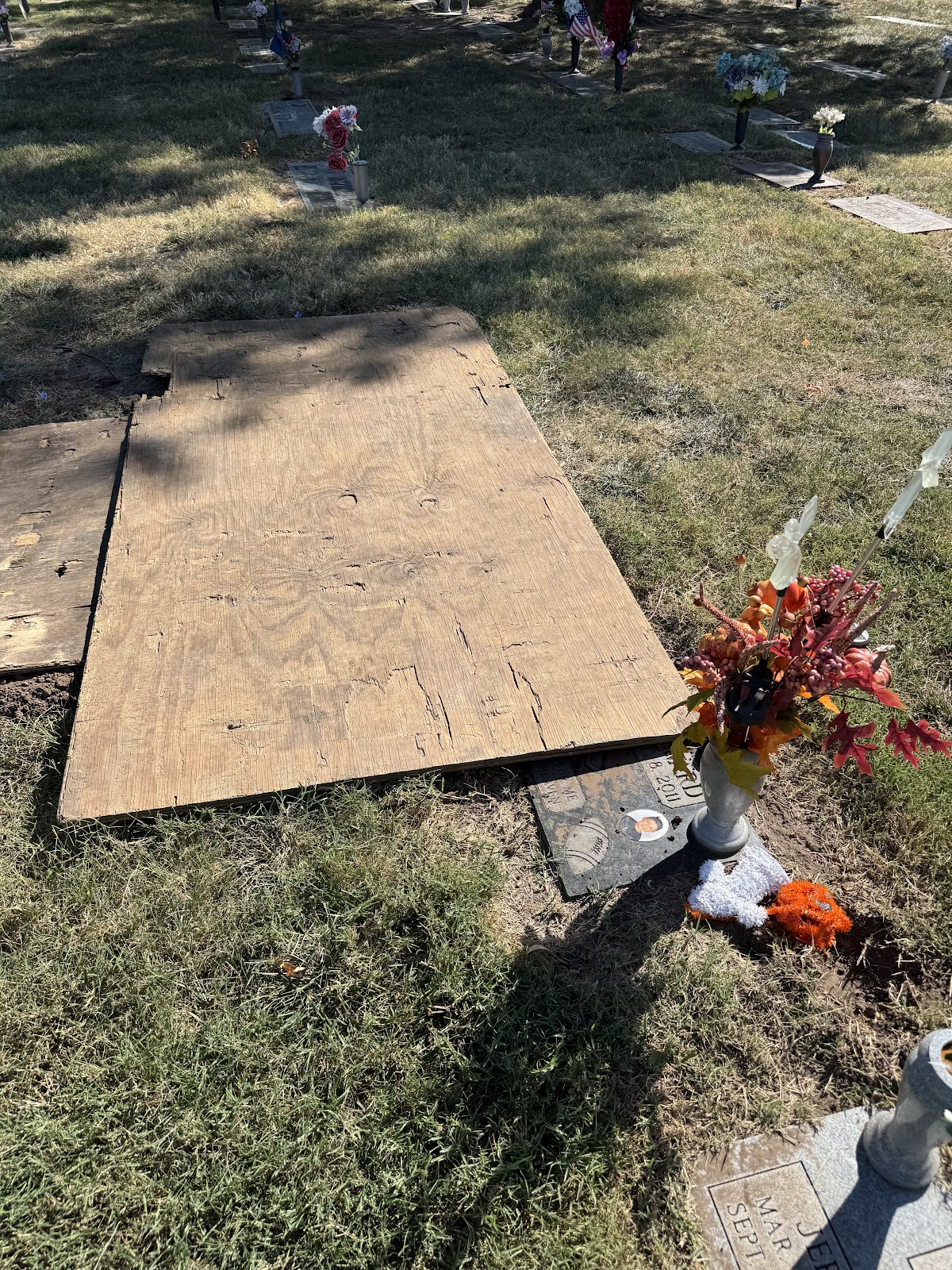 Resurrection Cemetery cemetery grounds and headstones