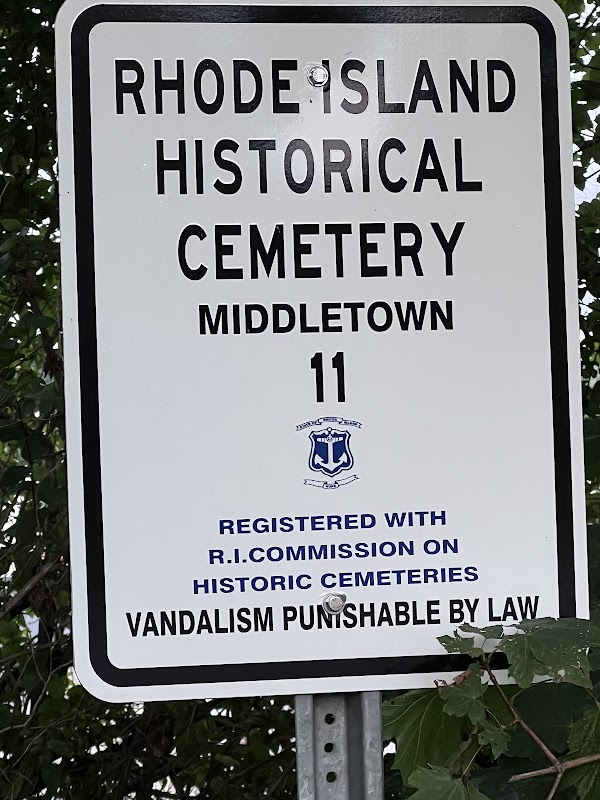 Rhode Island Historical Cemetery - Middletown 11 (Irish Lot) grounds