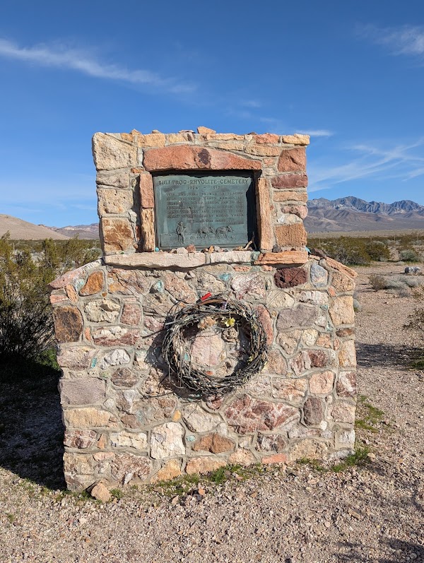 Rhyolite Cemetery grounds