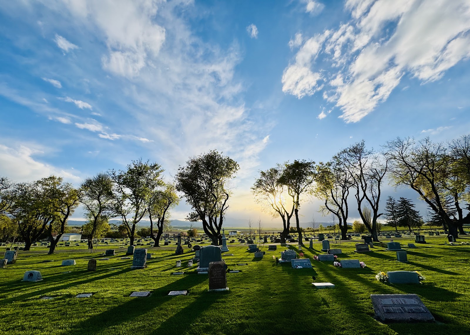 Richmond City Cemetery headstone and grounds