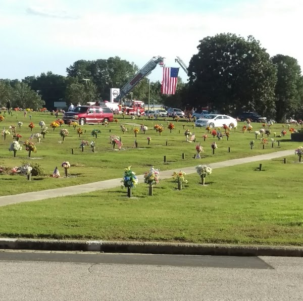 Richmond County Memorial Park Cemetery grounds
