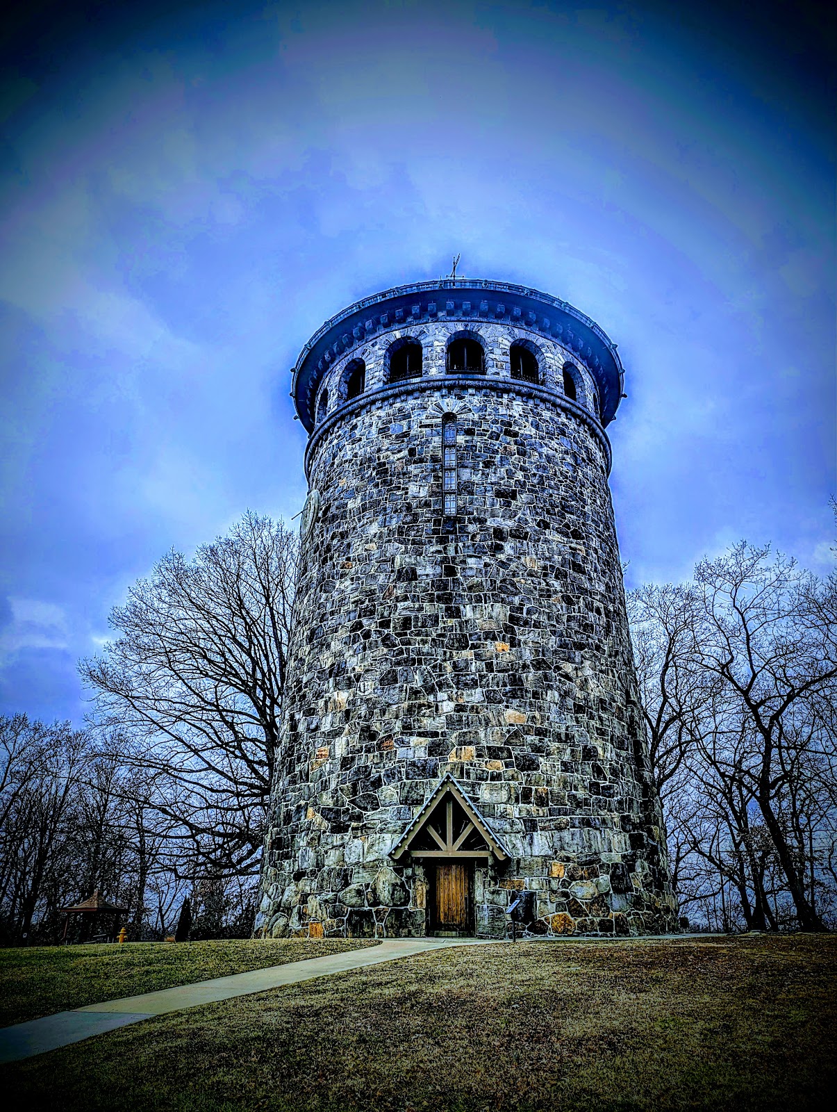 Rockford Park cemetery grounds and headstones