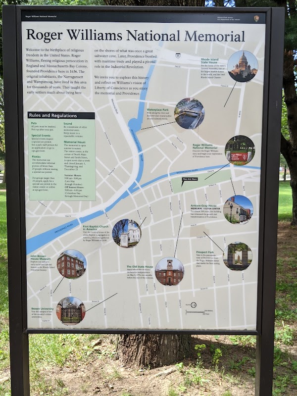 Roger Williams National Memorial grounds