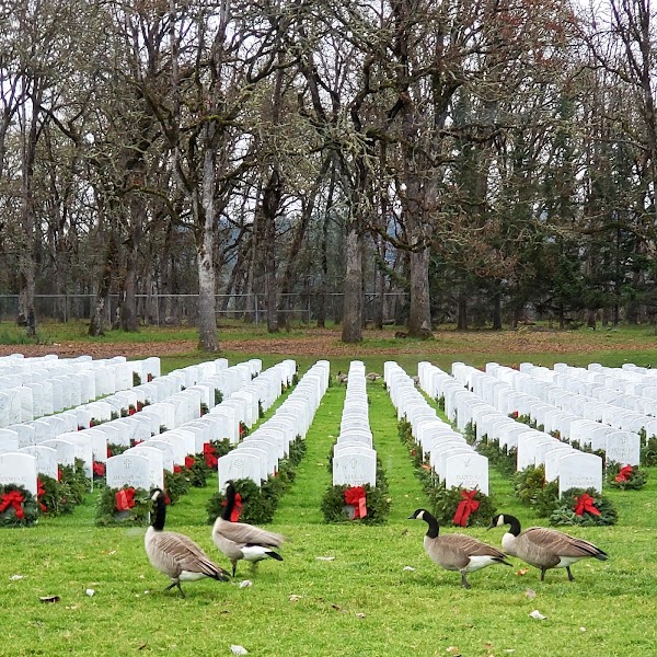 Roseburg National Cemetery grounds