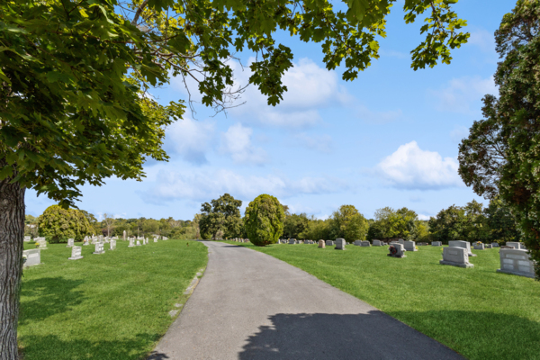 Rosedale Funeral Home & Cemetery headstone and grounds