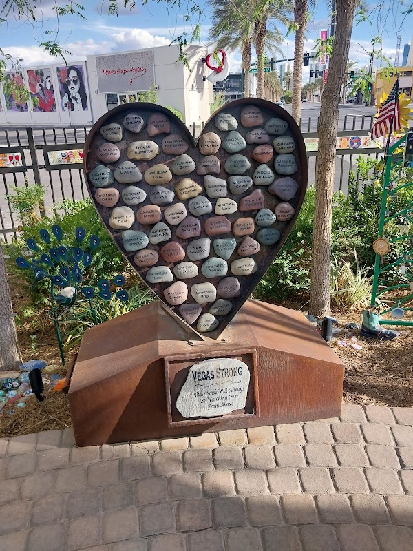 Route 91 Memorial Rock Garden grounds