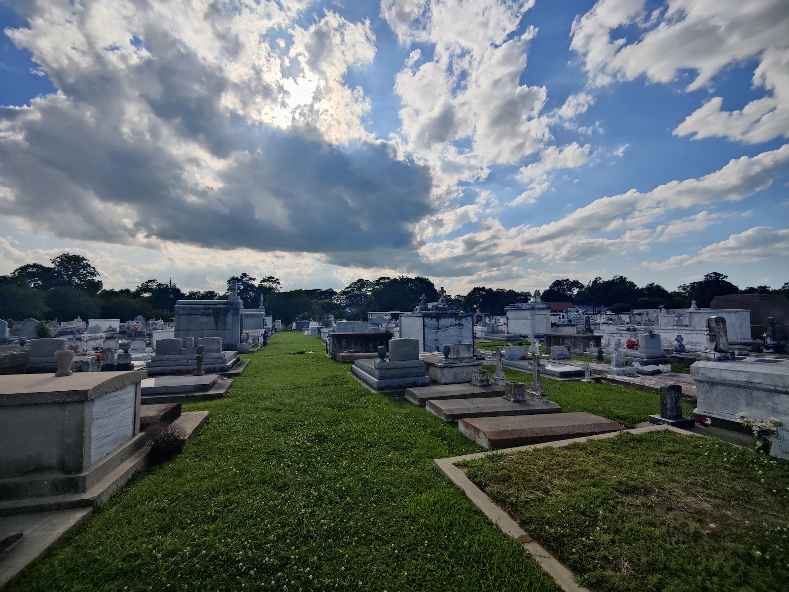 Saint John Cemetery cemetery grounds and headstones