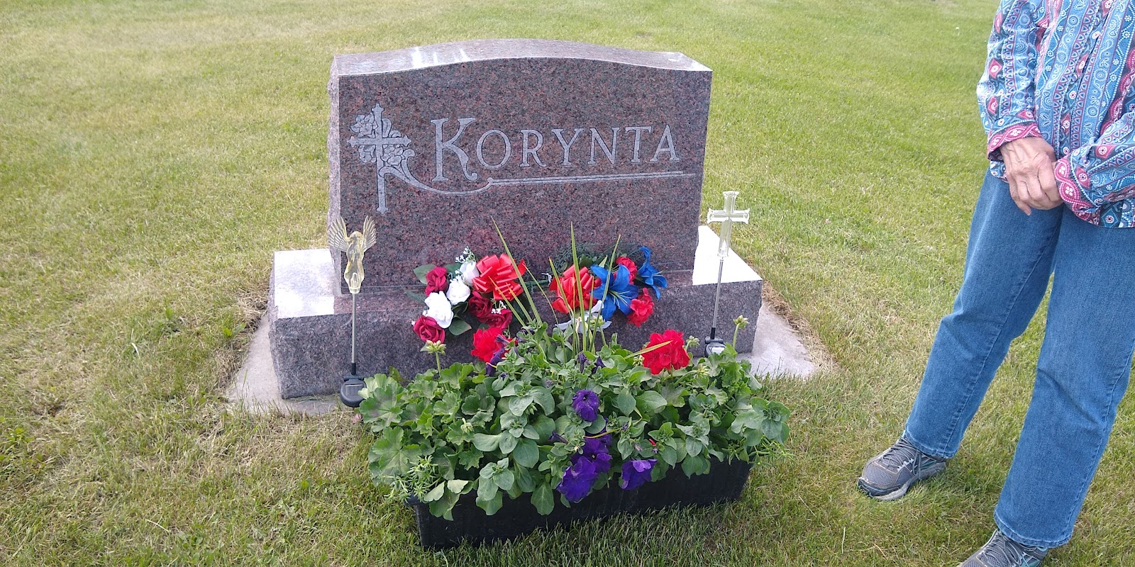 Saint John the Baptist Cemetery cemetery grounds and headstones