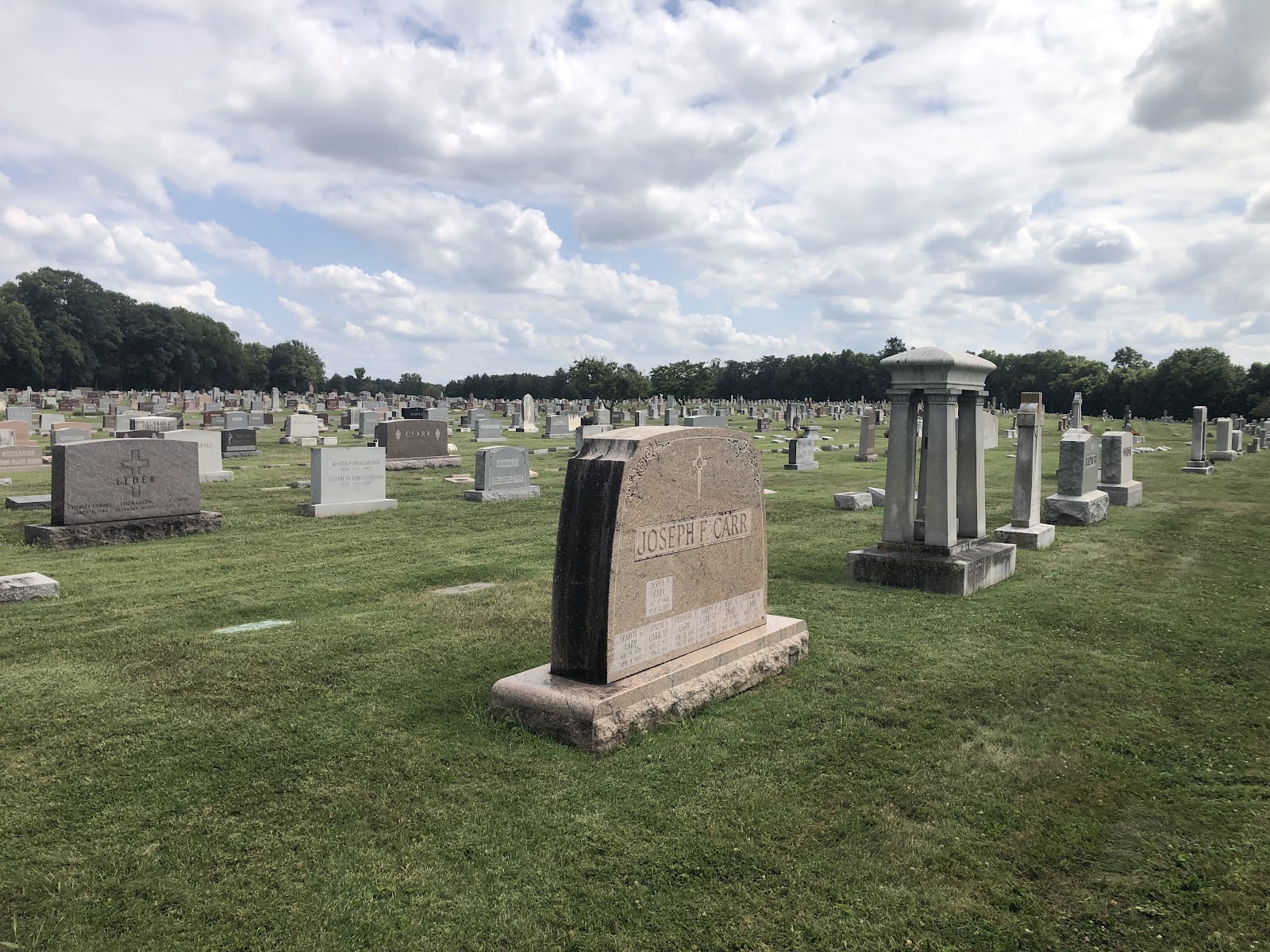 Saint Joseph Cemetery cemetery grounds and headstones